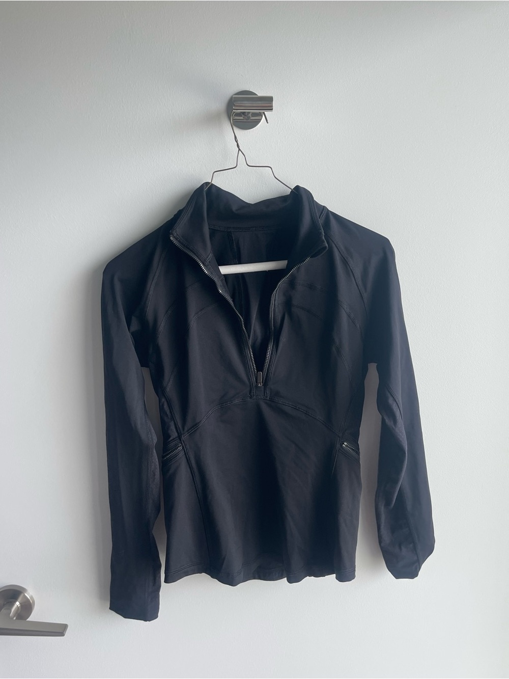 Lululemon Women's Black Quarter-Zip Jacket